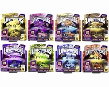 CarTuned Lowriders SHOW GLOW Series 1 Set of 8 L.E.D. Light Up 1/64 NO CHASE