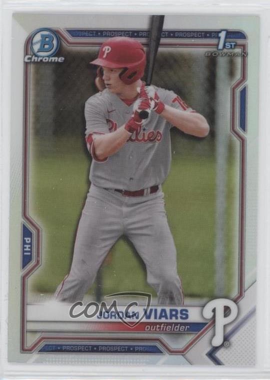 2021 Bowman Draft Chrome Refractor Jordan Viars #BDC-132 11s9