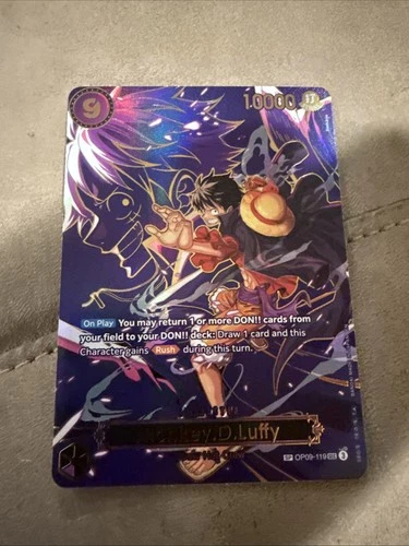 Monkey D Luffy SP OP09-119 OP13 Carrying On His Will Foil English One Piece TCG