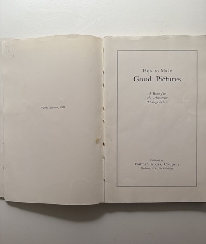 How to Make Good Pictures Kodak 1921 Photography Book Amateur Photographer Rare - Picture 4 of 6