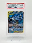 2019 Pokemon S&M Cosmic Eclipse TAG TEAM Blastoise & Piplup GX #214 | PSA 8