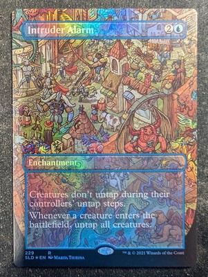 Intruder Alarm (229) - Foil Borderless - Secret Lair (MTG)