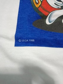 Vintage Sonic Adventure 1998 Dreamcast Video Games Sega Promo Rare Shirt L