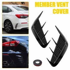 2pcs Soft TPU Rear Bumper Spoiler Side Wing Lip For Car Accessories Universal