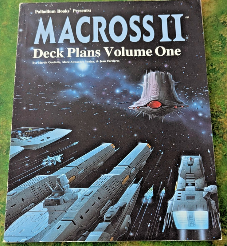 Robotech RPG MACROSS II (2) DECK PLANS VOLUME ONE (Softcover, 1st Printing 1994)