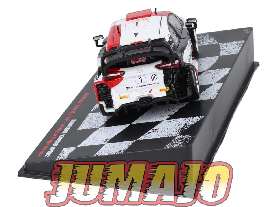 RVR32 1/43 Altaya Vainqueurs rallye : TOYOTA Yaris Monte-carlo 2021 #1 S.Ogier - Photo 4/4