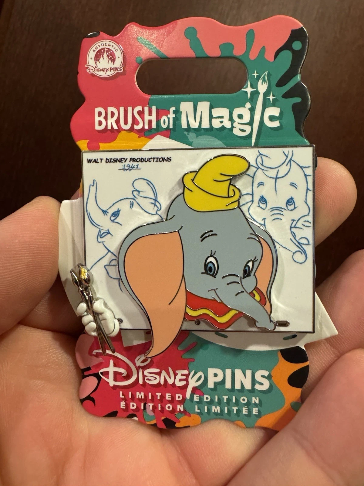 Disney Dumbo Brush of Magic Pin LE 3750