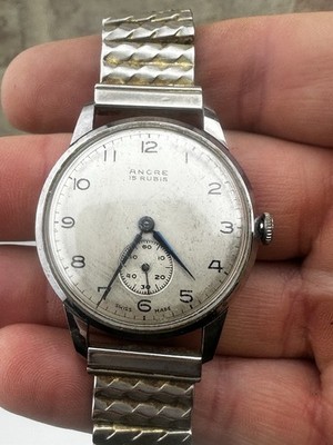 VINTAGE ANCRE 15 RUBIS Moeris Watch Available Worldwide