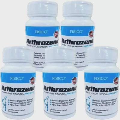 Fisico Arthrozene Natural Joint Health Supplement 30 Capsules-Pack of 5