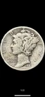 Mercury Dime 1941-D F Silver