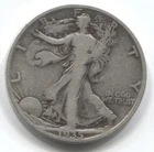 1935 - S-  WALKING LIBERTY HALF DOLLAR-90 % SILVER- LOT # 251