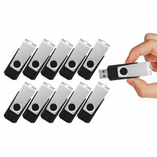 10PCS 128MB 2.0 USB Flash Drive Thumb Pen Drives Metal Memory Sticks U Disks