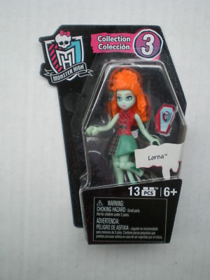 Monster High Lorna Mcnessie Mega Bloks Mini Puppe Sammler Figur Spielzeug 2015 Neu in OVP