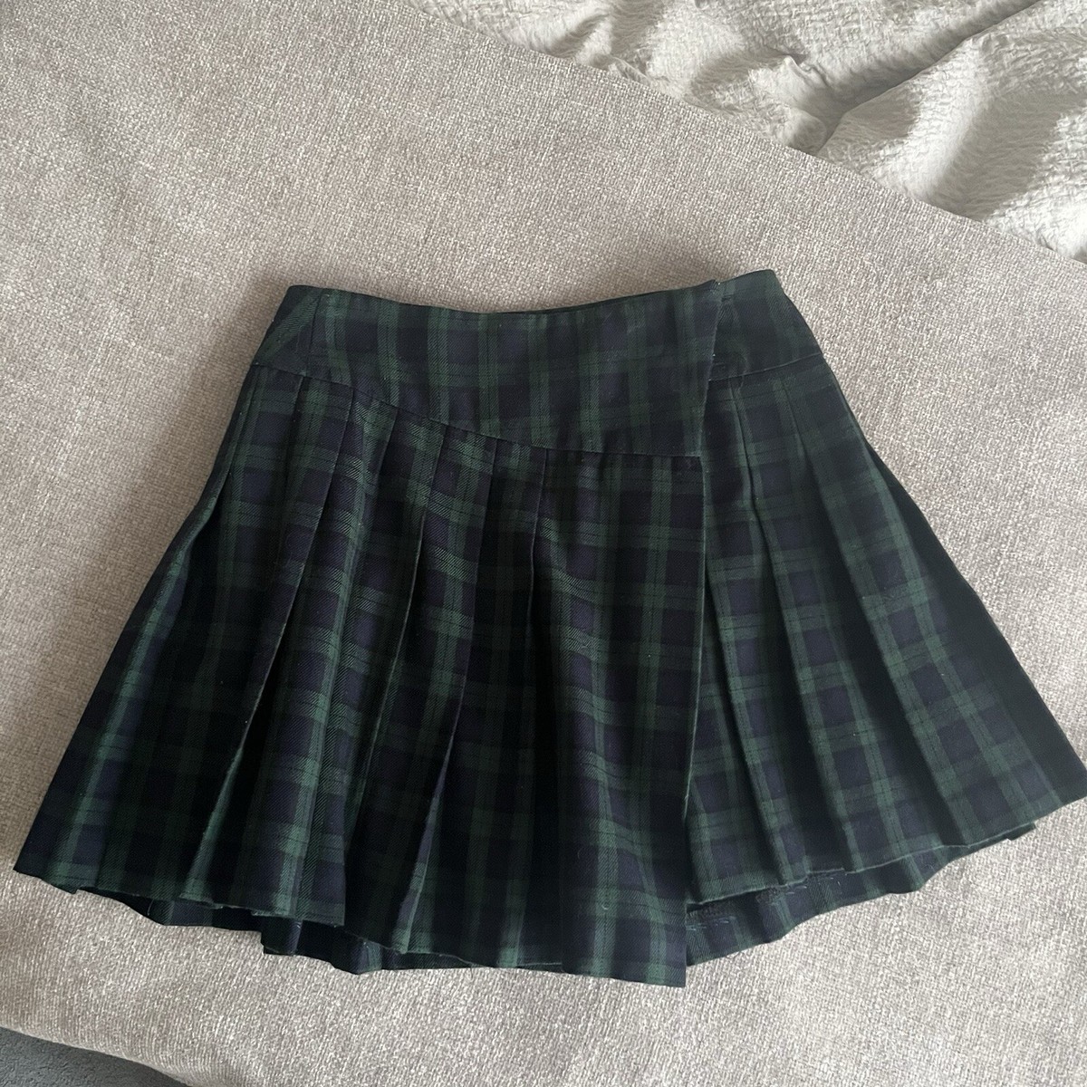 Plaid Mini Topshop Blue Plaid Skirt Topshop Petite Pleated Check
