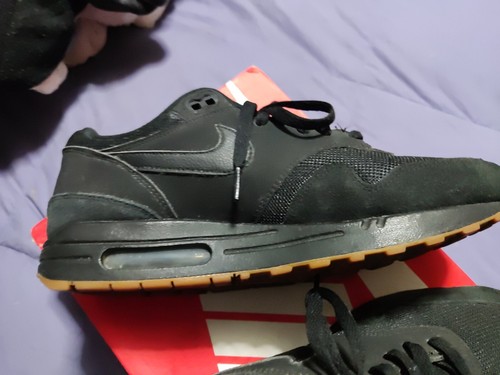Nike Air Max 1 Black Gum Talla 44 US 10 AH8145-007 Nike Vintage 2018 - Imagen 5 de 11