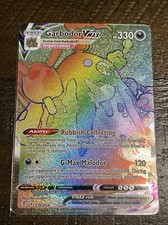 Garbodor Vmax 216/203 Evolving Skies Rainbow Secret Rare Pokemon Card NM on eBay