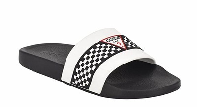 guess men's slide sandals