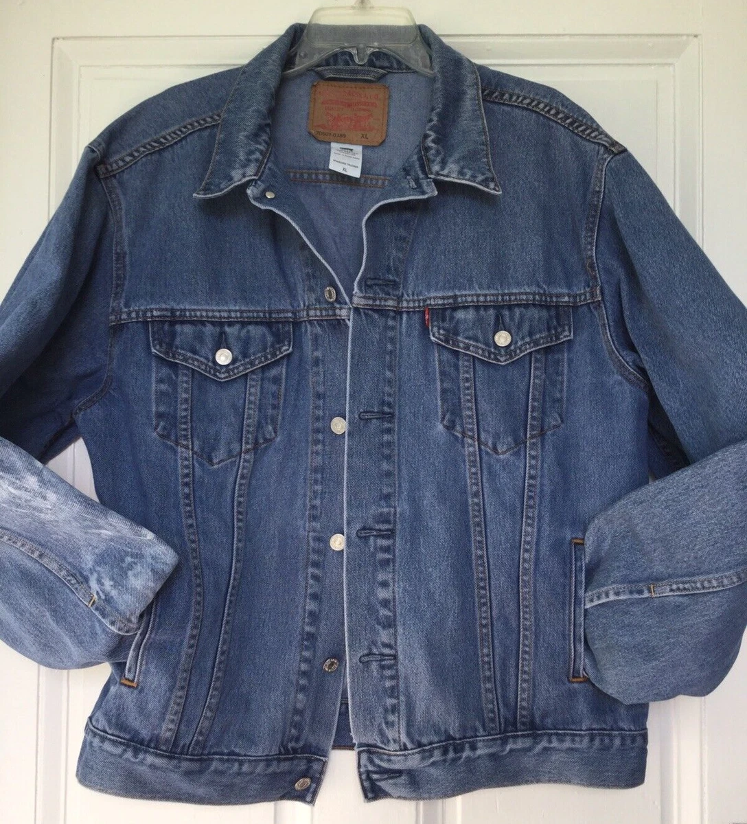 Vintage Levi Strauss 70507-0389 Standard Trucker Denim Jacket Size Adult XL