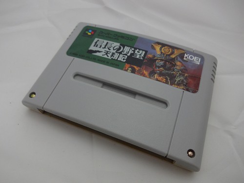 Nobunaga's Ambition Tensho Cartridge Only Nintendo Super Famicom Shipped from JP - Picture 3 of 3