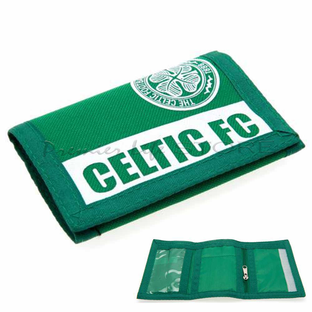 Celtic F.C. Nylon Wallet Football - Focus Design Football New Official Licensed