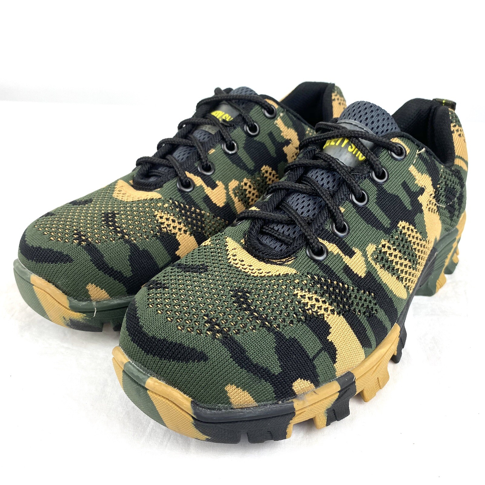 Mens Safety Shoes Non-Slip Steel Toe 