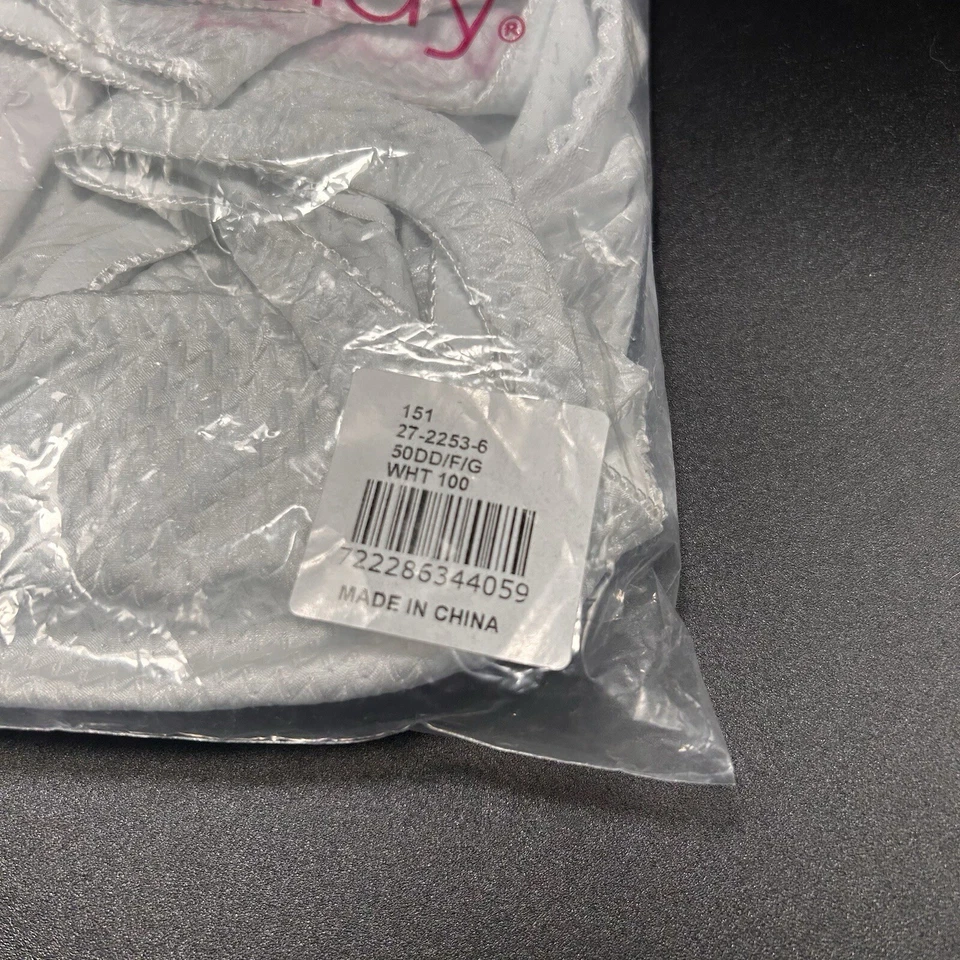 Nuevo Sujetador Leading Dama Para Mujer 50DD Blanco Inalámbrico Gancho y Ojo Estilo 151 Foto 2 de 4