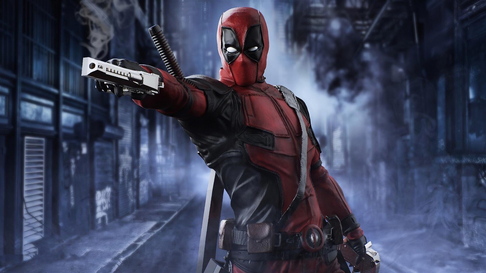 Deadpool Metal Art Print Comics Poster 8in x 12in Lot Up