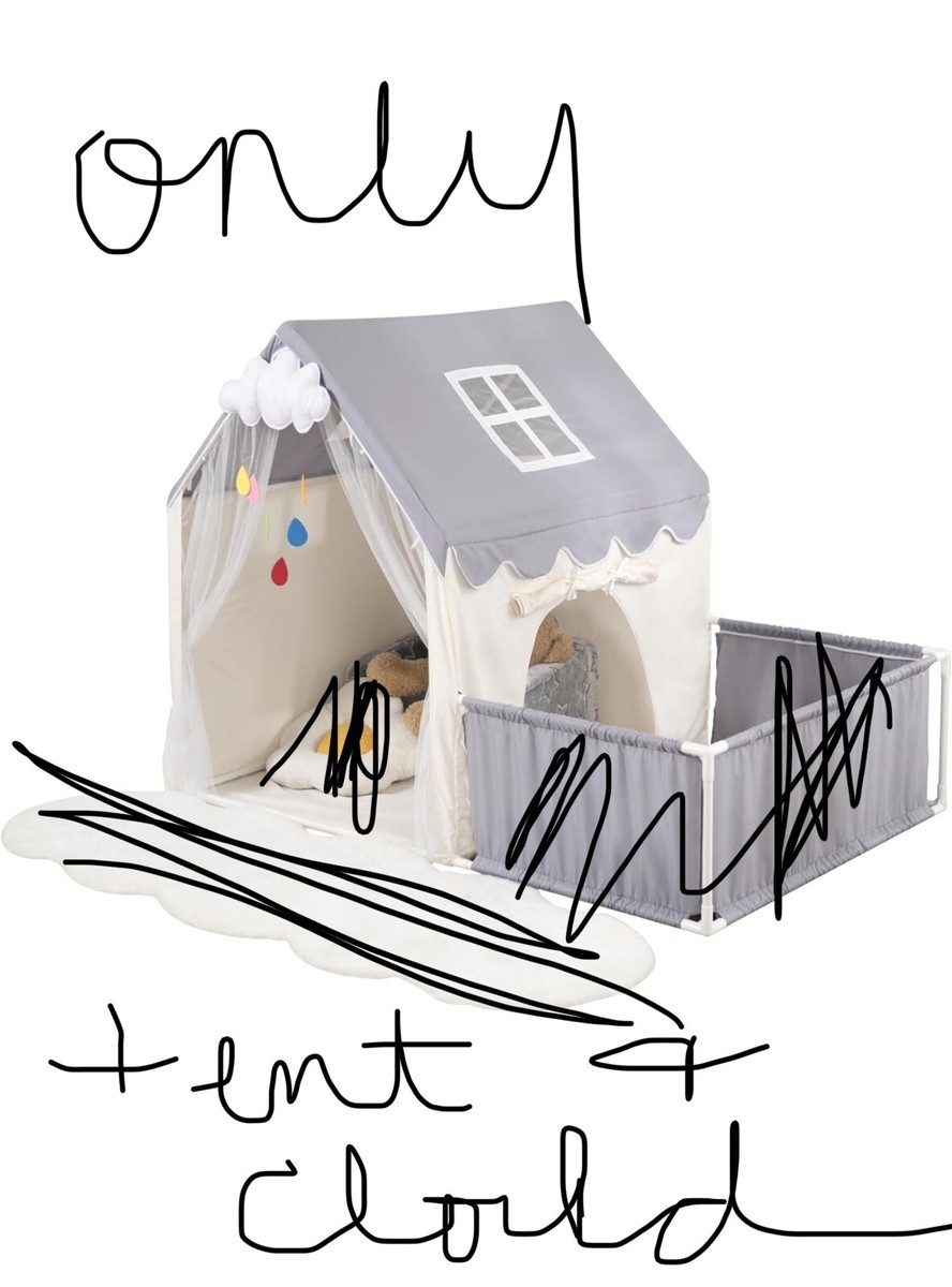 LOAOL Princess Tent for Girls Kids Child Pet Play Tent Small