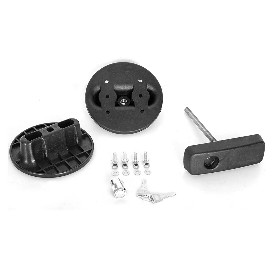 Pacote com 2 8 galões 30L pacote de combustível recipiente de gás lata de combustível e trava para Jeep JK JKU LJ TJ - Imagem 4 de 4