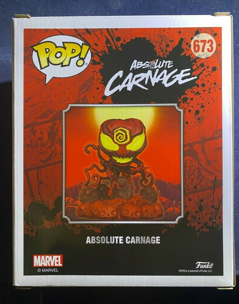 Absolute Carnage PX Deluxe Funko Pop with Venom #27 Variant Cover