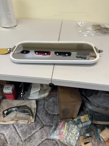 NOS 1977-1978 Chevy Truck CK 1-2-3 Rear View Mirror GMC No Box 16x7 2234637