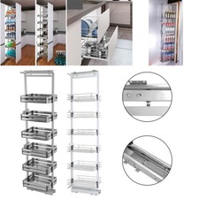 Pull Out Larder Unit With Storage Baskets Cabinet 300mm 400mm Soft Close Corner