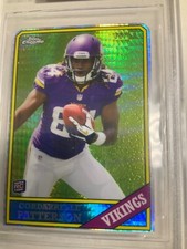 2013 Topps Chrome Die-Cut Prism Refractor /50 Cordarrelle Patterson #4 Rookie RC