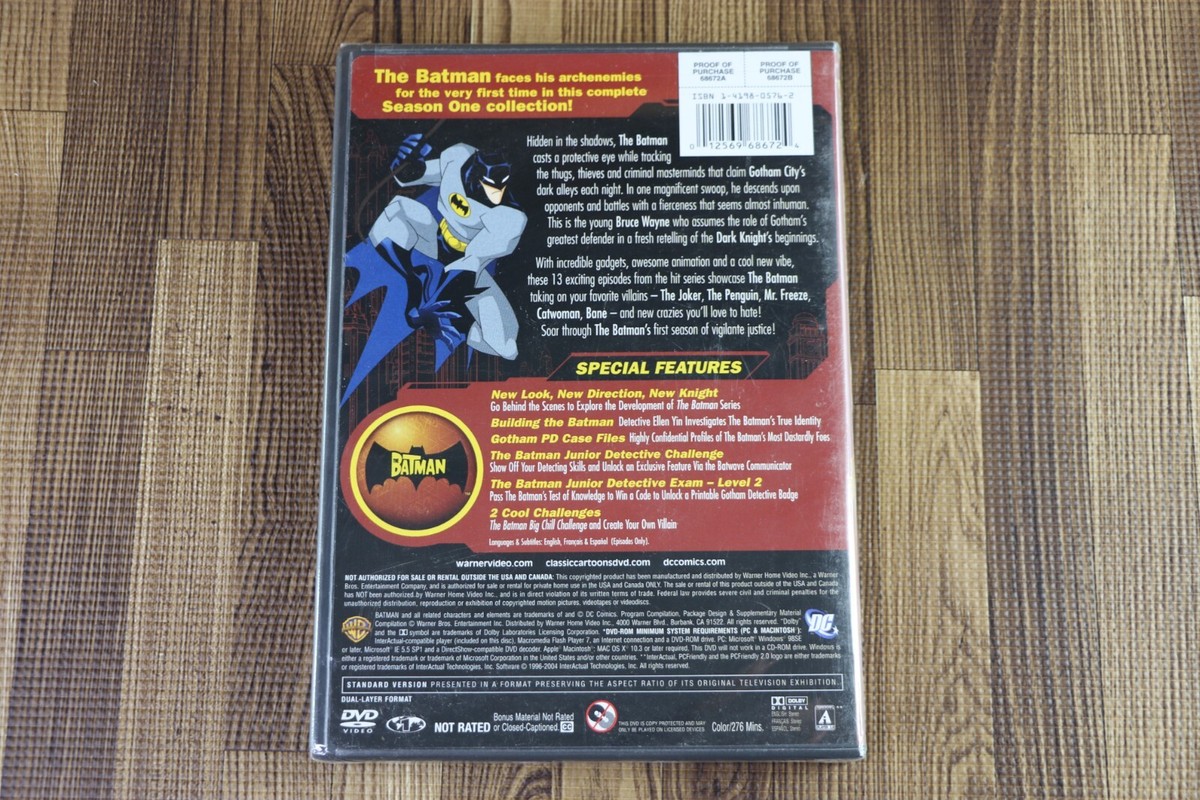 The Batman Complete First 1st Season DC Comics DVD FACTORY SEALED