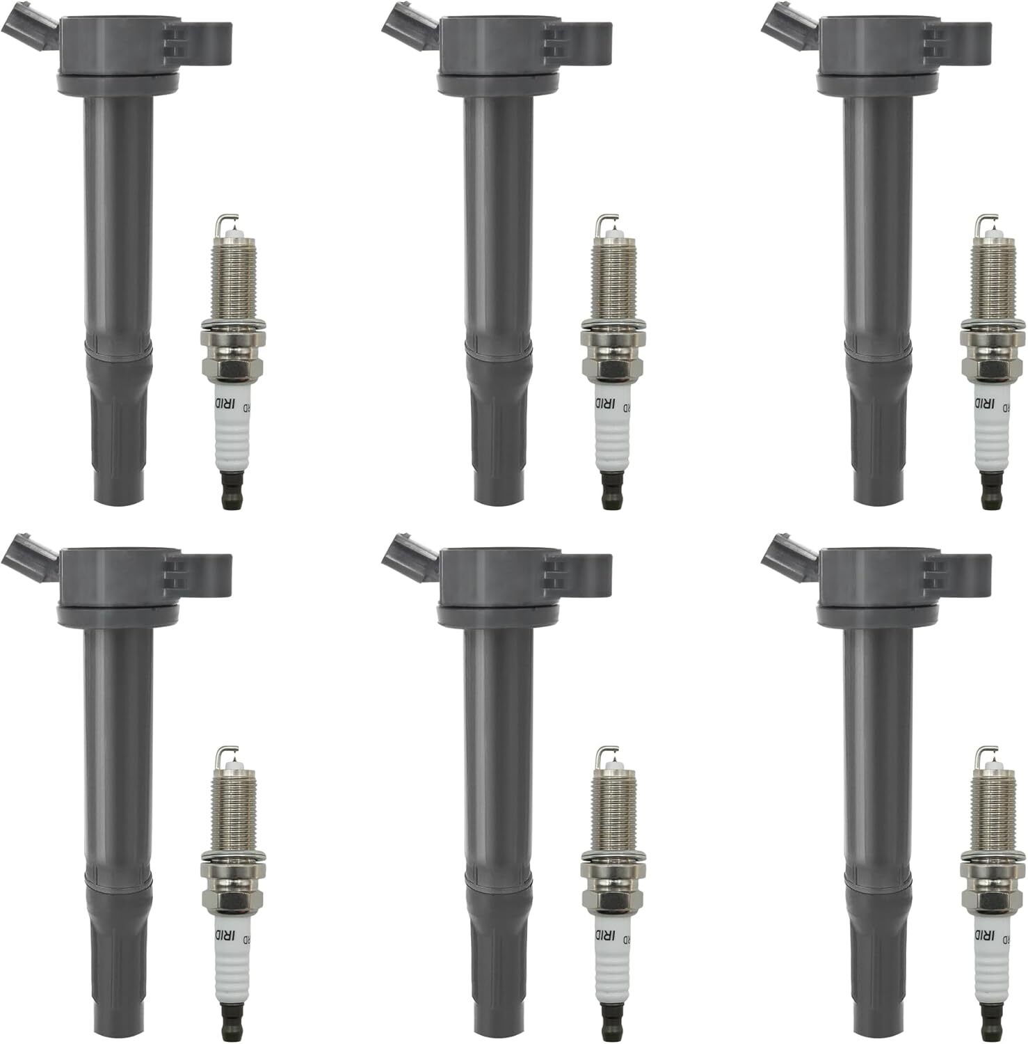6X Ignition Coil & Spark Plug Kit for Toyota Camry Avalon RAV4 Sienna Lexus UF487