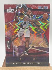 Kawhi Leonard 2020-21 Panini NBA Hoops Lights Camera Action Purple Explosion #19