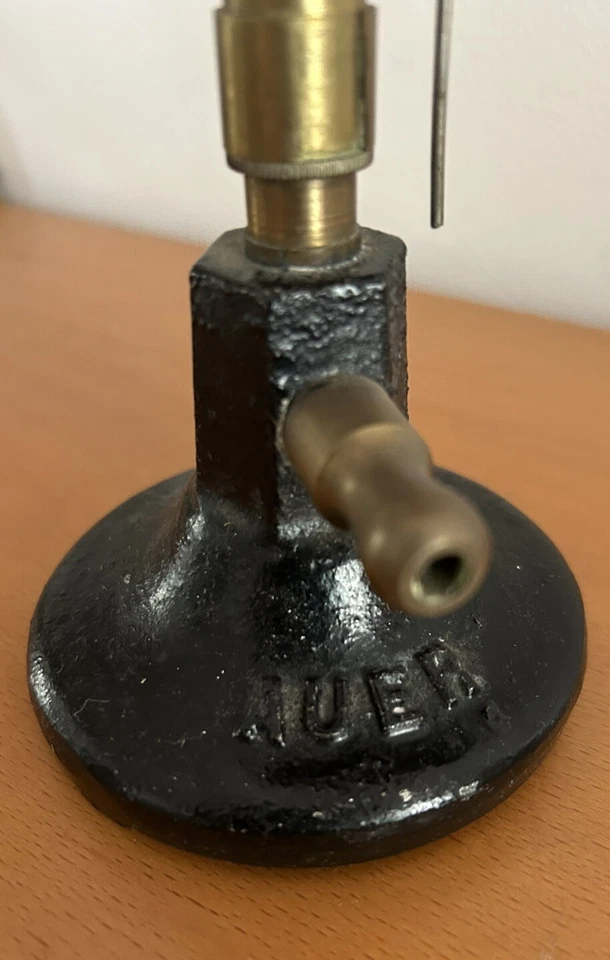 Ancienne Lampe à gaz AUER Complète Avec son globe en verre - Photo 2/4