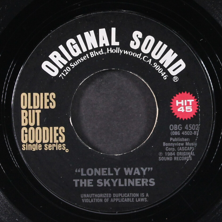 SKYLINERS: this i swear / lonely way ORIGINAL SOUND 7