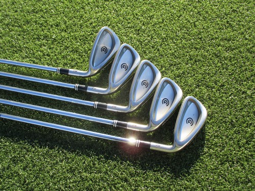 Cleveland TA6 Irons OEM Regular Flex Steel Shafts 3-PW+SW RH 9 Clubs VERY GOOD - Picture 8 of 16