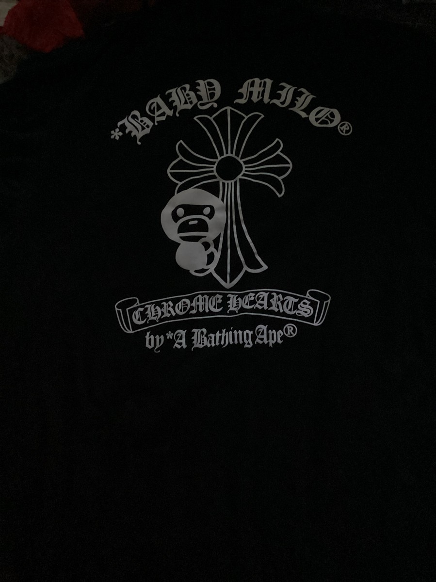 Bape Baby Milo X Chrome Hearts Tee - Large - Brand New | eBay Bape Baby Milo X Chrome Hearts Tee - Large - Brand New | eBay