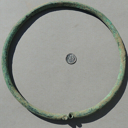a very large ancient african bronze neck ring djenne mali #2 - Picture 1 of 4