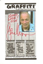 GENE MORA - Cartoonist - Graffiti - Autograph Picture Card