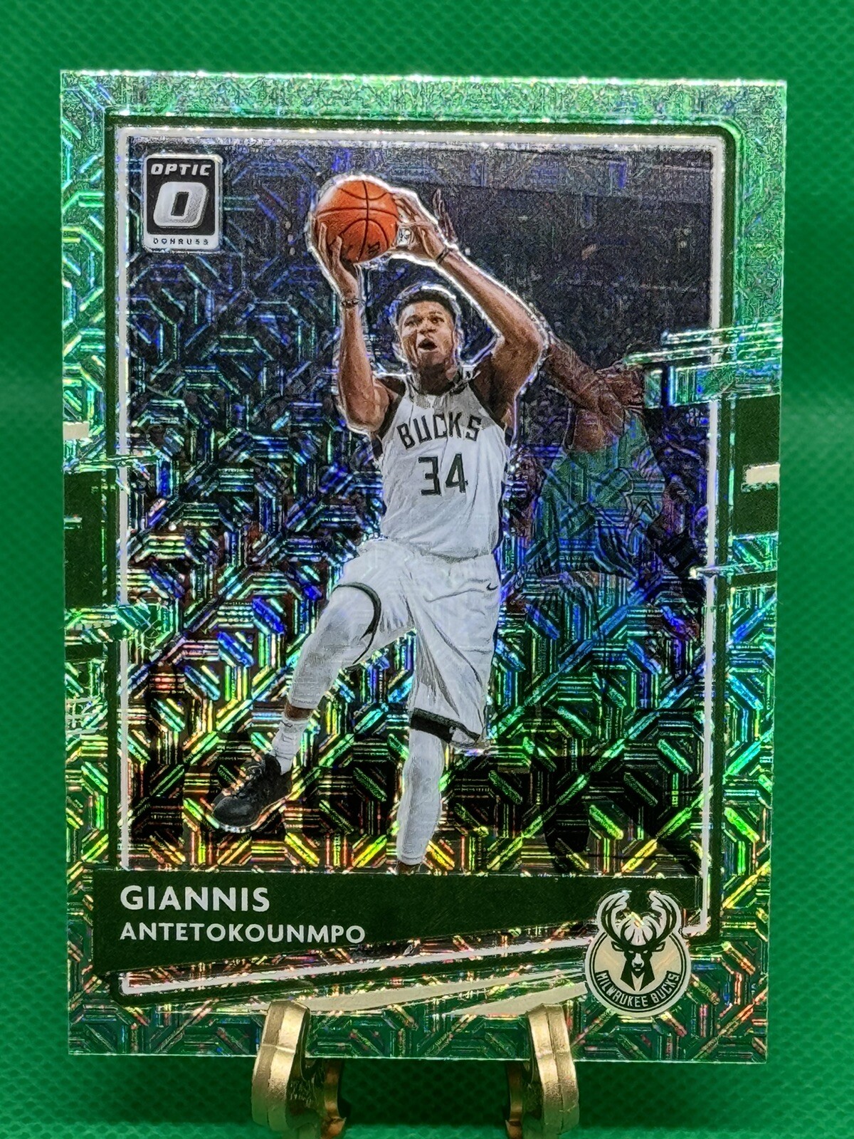 2020-21 DONRUSS OPTIC CHOICE DRAGON #29 GIANNIS ANTETOKOUNMPO SSP !