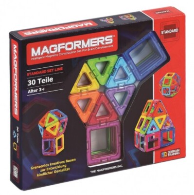 MAGFORMERS - Basic Line Set 30 Teile Magnet-Bausatz 274-07