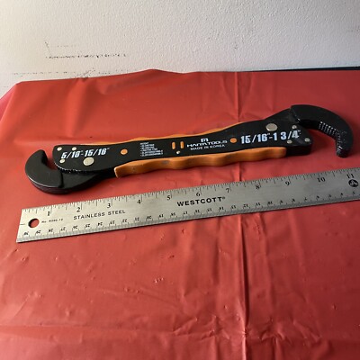 Hana Tools Magic Wrench, Dual Head Adjustable Wrench, 9mm - 45mm