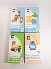 Lot of 4 Provo Cricut Cartridges My community, Paper Dolls, Various UNKNOWN LINK