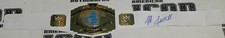 Jeff Jarrett Signed WWE Intercontinental Championship Toy Title Belt BAS COA WWF