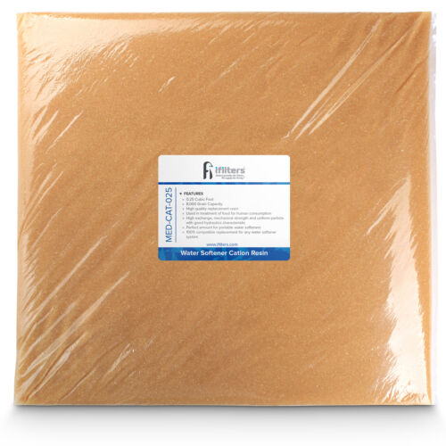 Water Softener Resin High Quality Replacement Cation 100% Ion Exchange 0.25 CuFt - Picture 1 of 7