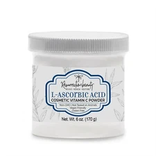 100% Pure L-Ascorbic Acid, Cosmetic Vitamin C Powder for DIY Face Serums 6 oz