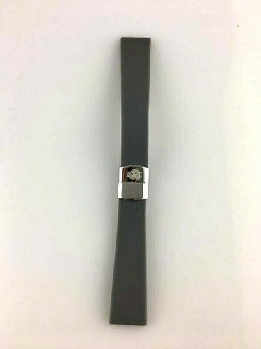 CINTURINO OROLOGIO GOMMA 22MM DEPLOYANTE NEW OLD STOCK QUALITA' | eBay